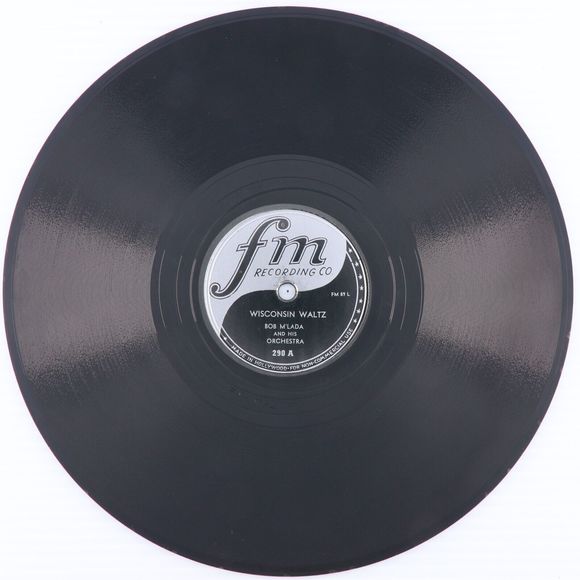 Bob M'Lada - Wisconsin Waltz / Arise My Darling - 10" 78 rpm FM Record 290 RARE - Picture 2 of 16